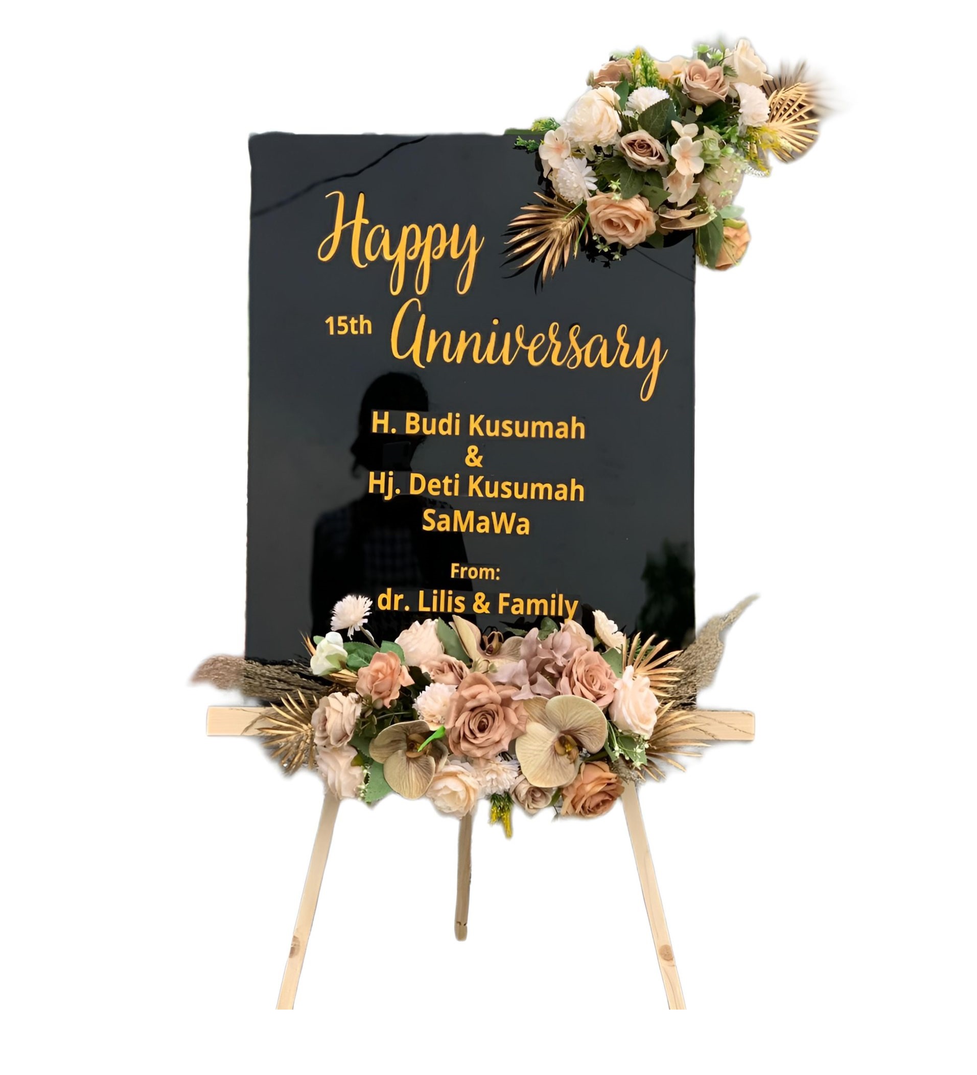 Papan Bunga Akrilik Kertapati